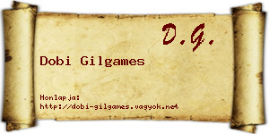 Dobi Gilgames névjegykártya
